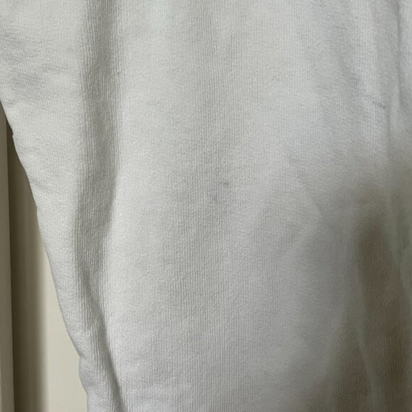 BRANDY MELVILLE White Elastic Waist Wide Leg Sweat Lounge Pants One Size - Picture 7 of 12